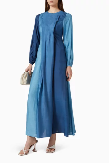 Ombre Cowl Dress