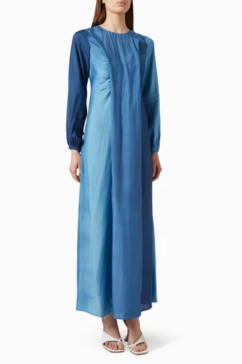 Ombre Cowl Dress