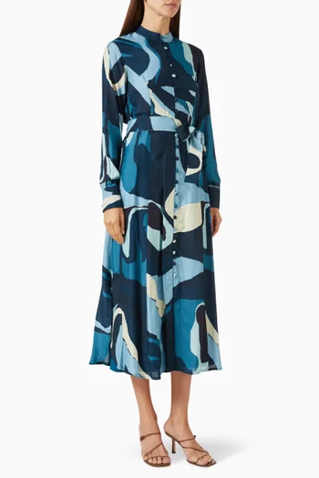 Floral-print Dress