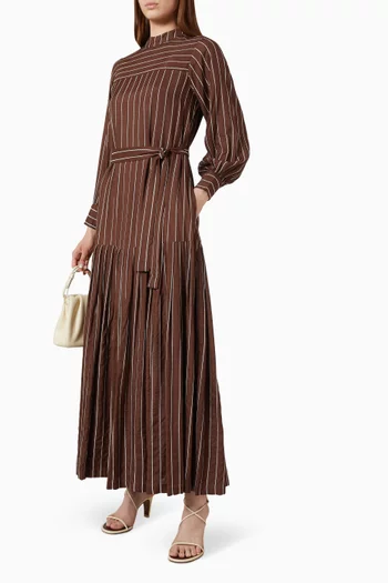 Embroidered Shirt Dress