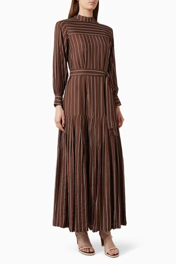 Embroidered Shirt Dress