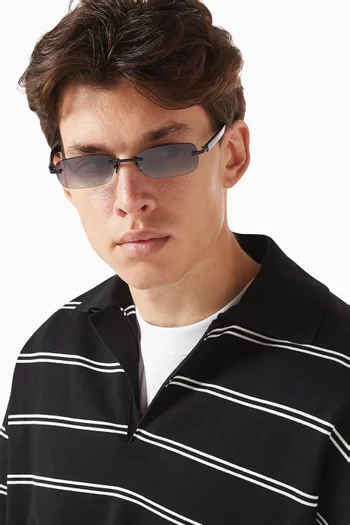 Milo Sunglasses in Titanium
