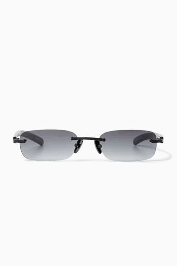 Milo Sunglasses in Titanium