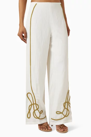 McKenzie Pants in Linen-blend