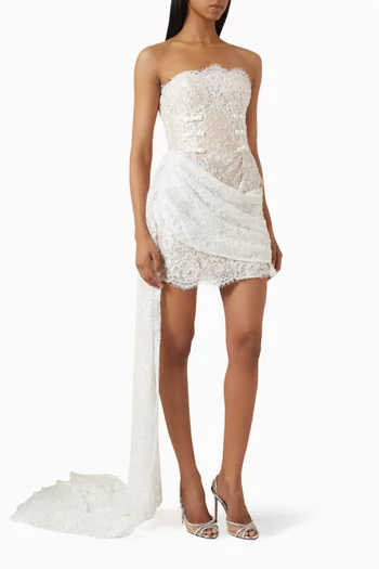Amelita Mini Dress in Lace