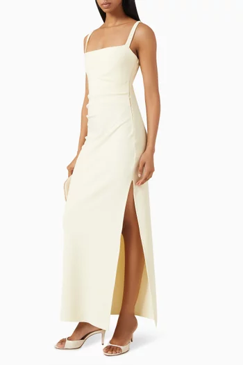 Leora Tuck Maxi Dress