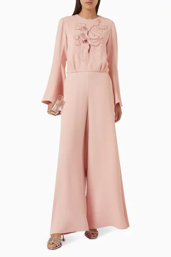 Leanne Appliqué Jumpsuit