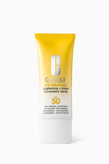 UV Solutions Brightening + Tinted Sunscreen SPF 50, 40ml