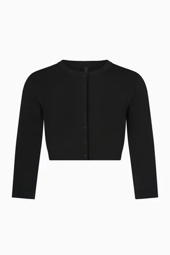 Refined Knit Crop Cardigan