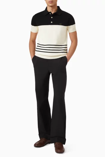 VLogo Polo Shirt in Wool