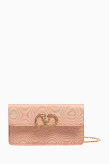 VLogo Signature Chain Wallet in Moiré