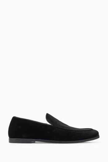 Loafers in Velvet