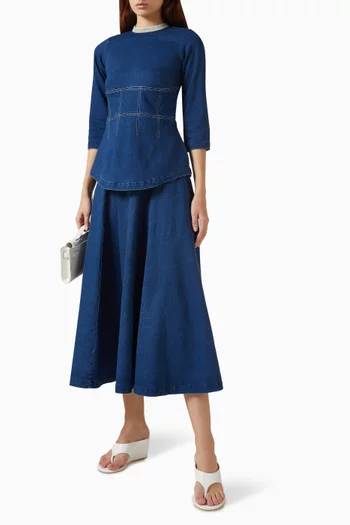 Rici Co-ord Set in Denim