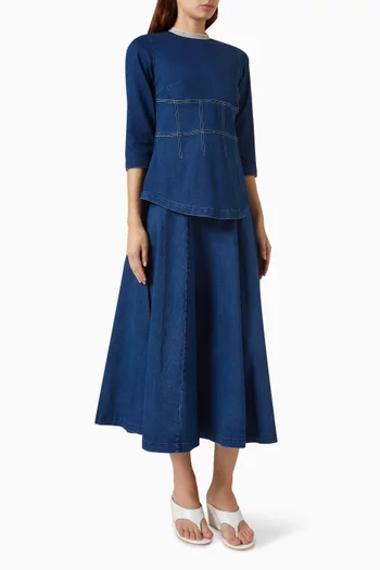 Rici Co-ord Set in Denim