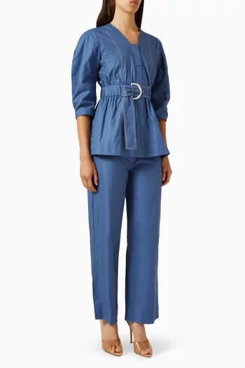 Siena Co-ord Set in Cotton-poplin