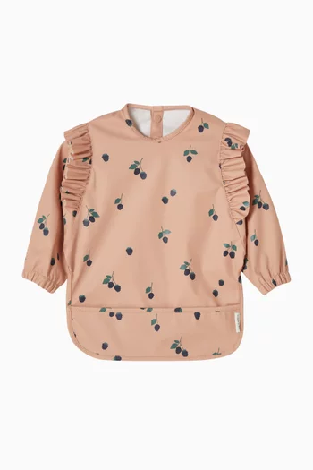 Merle Ruffle Cape Bib