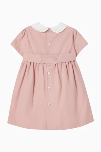 Collared Dress in Cotton