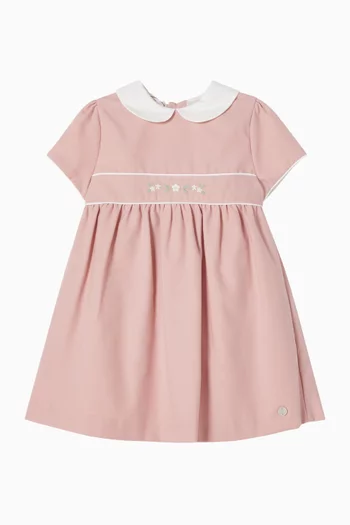 Collared Dress in Cotton