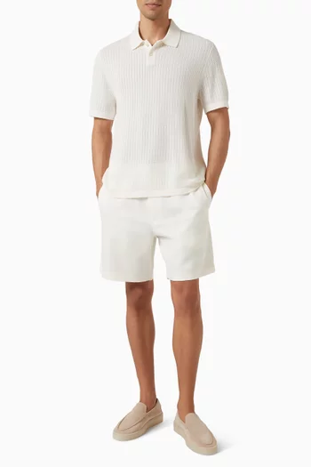 Pull-on Shorts in Cotton