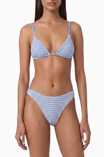 Koa Triangle Bikini Top