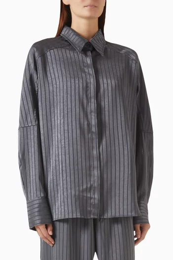 Ivy Shirt in Satin
