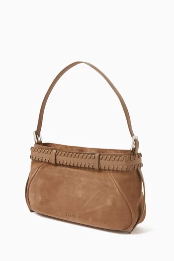 Brooklyn Shoulder Bag in Suede