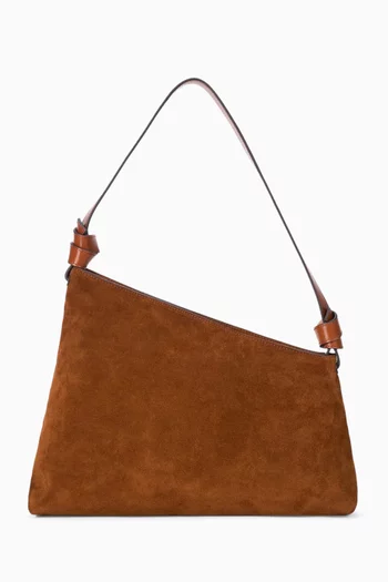 Small Dani Shoulder Bag in Suede