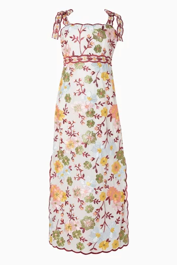 Penelope Embroidered Maxi Dress