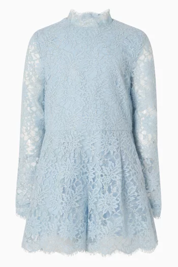 Angelina Romper in Floral Lace