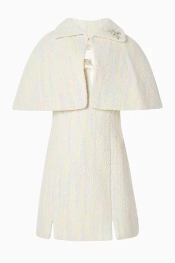 Liliana Bow Dress in Tweed
