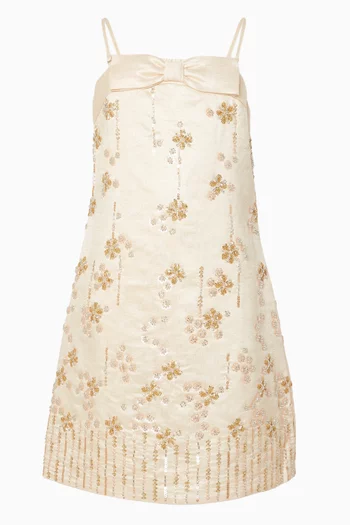 Adriana Beaded Mini Dress