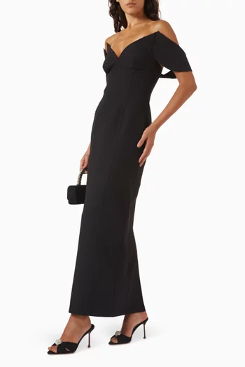 Aveline Maxi Dress in Viscose