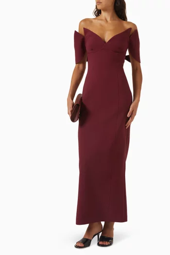 Aveline Maxi Dress in Viscose