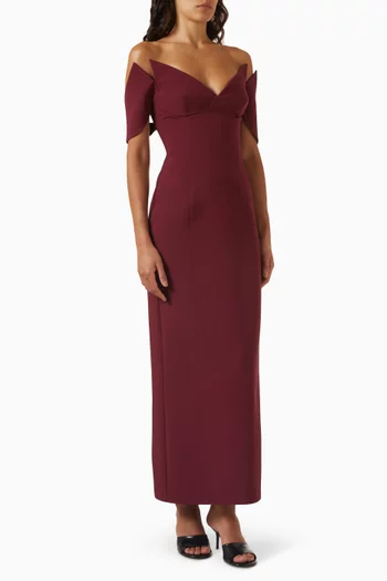 Aveline Maxi Dress in Viscose