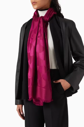 Calla Maxi Scarf in Silk Blend