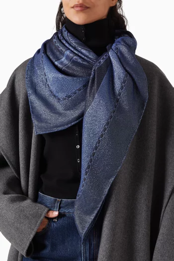 Serpenti 75 Scarf in Silk Blend