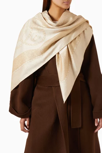 Serpenti 75 Scarf in Silk Blend