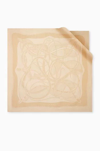Serpenti 75 Scarf in Silk Blend