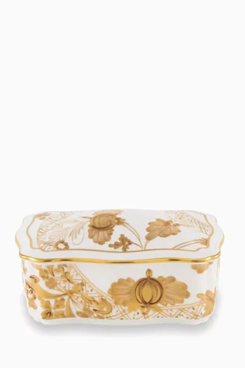 Oriente Italiano Rectangular Trinket Box in Porcelain