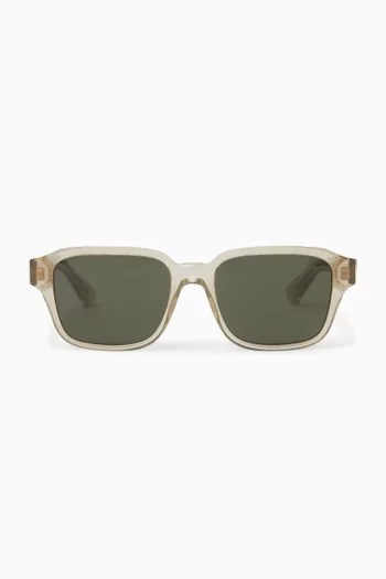 Square Frame Sunglasses in Acetate