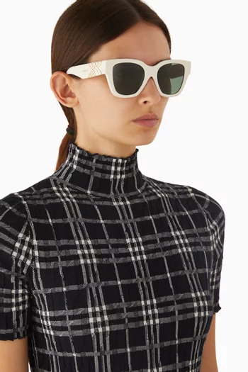 Square Sunglasses in Acetate
