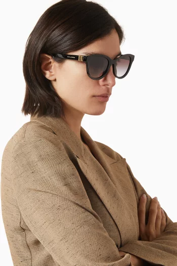 Round Sunglasses in Acetate