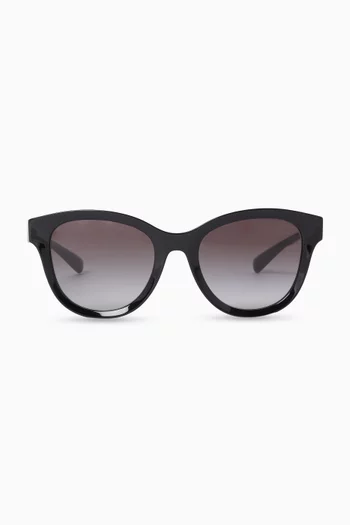 Round Sunglasses in Acetate
