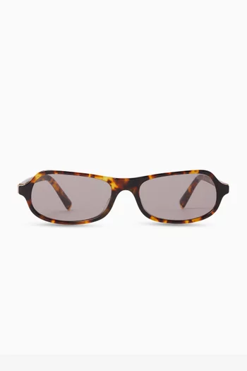 Irregular Sunglasses in Acetate