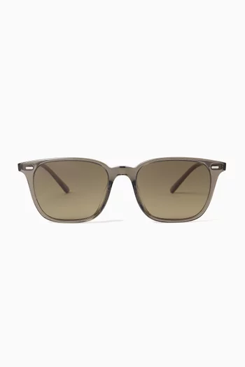 Laedin Square Frame Sunglasses in Acetate
