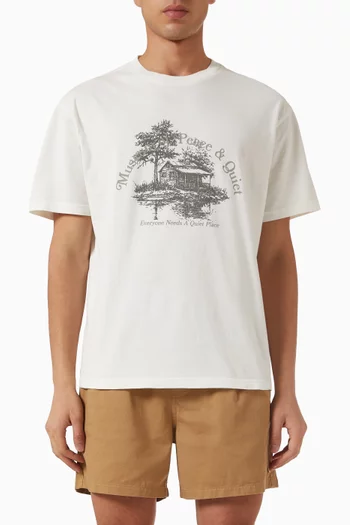 Quiet Place T-shirt in Cotton