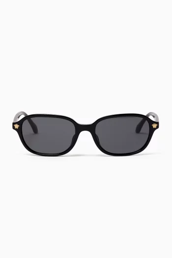 Rectangular Sunglasses in Acetate