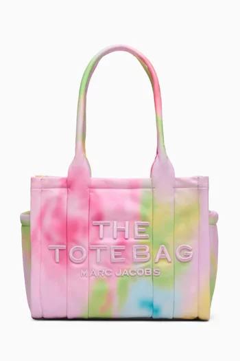The Blurred Floral Medium Puffy Nylon Tote Bag