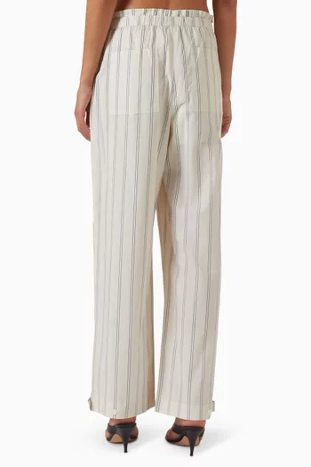 Fulham Striped Pants in Cotton
