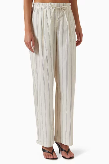 Fulham Striped Pants in Cotton